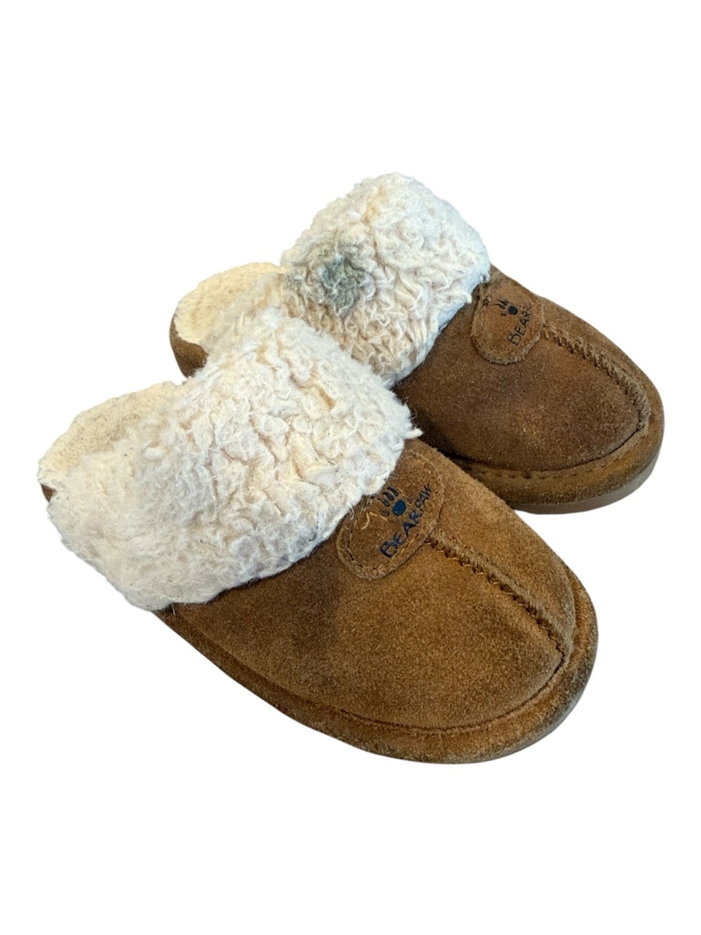 BearPaw | Slippers with Cream Shearling Cuff